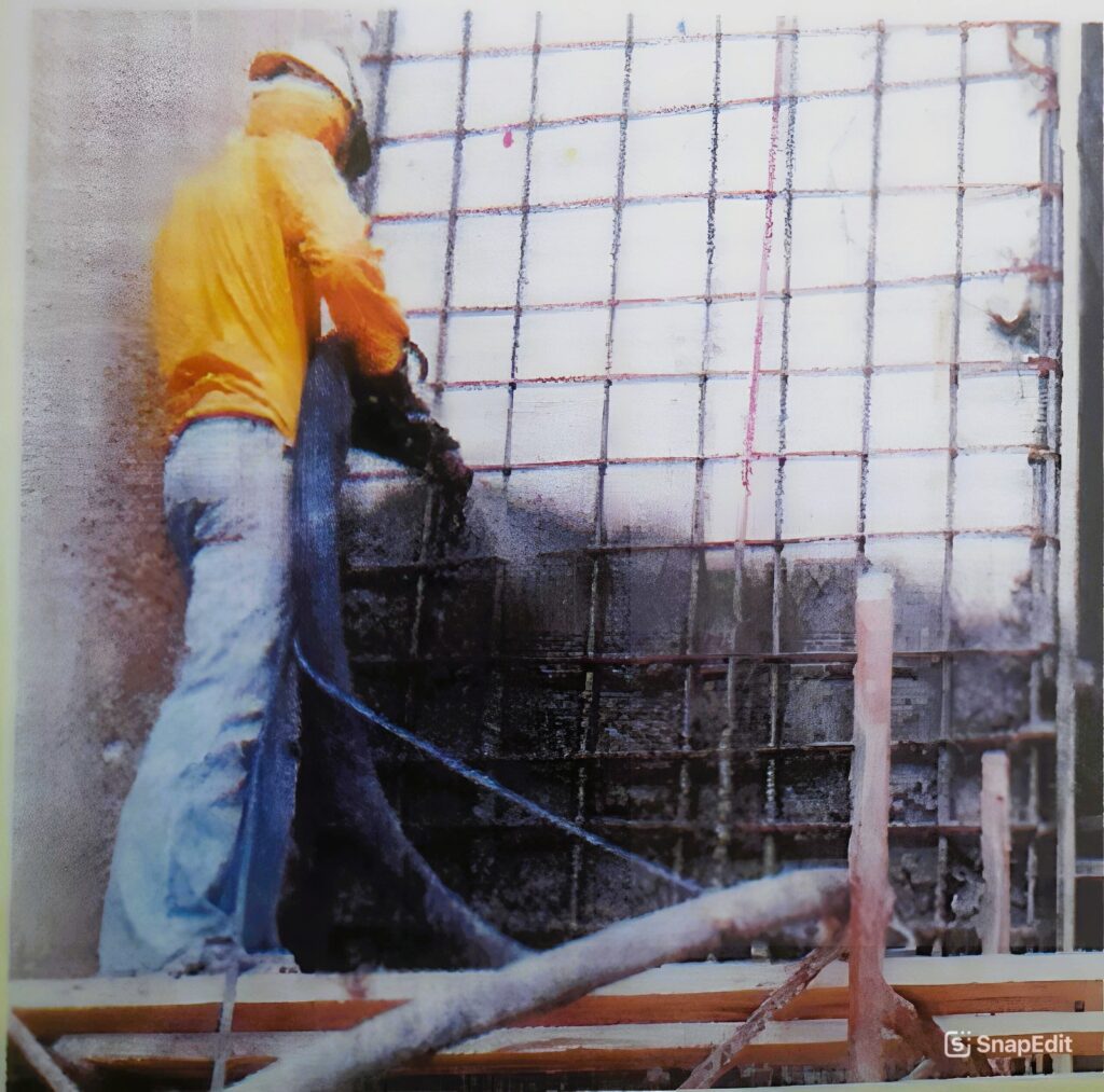 Εκτοξευόμενο Σκυρόδεμα Gunite