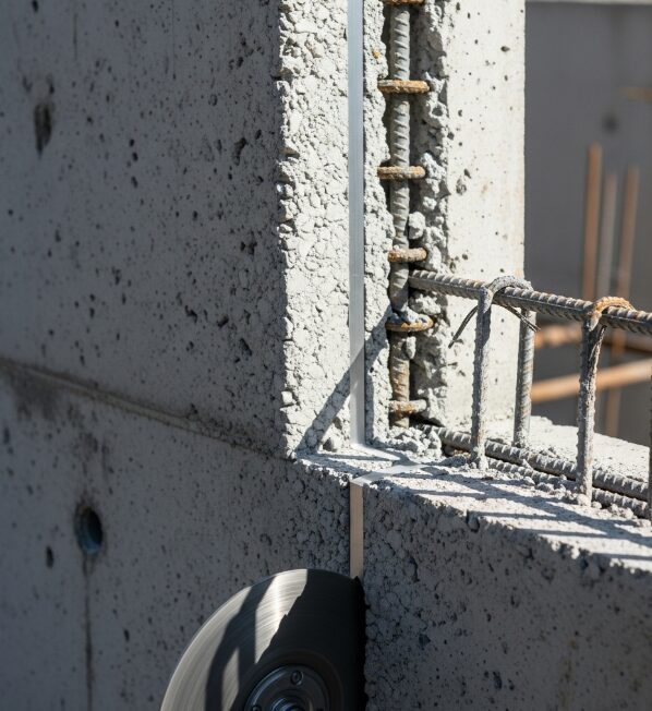 ασφαλής κοπή με Wallsaw